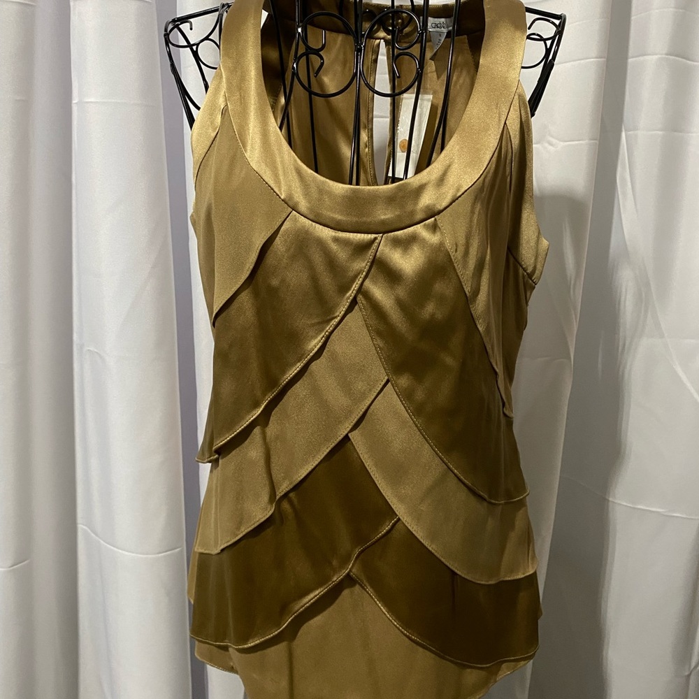 New! Cache gold camisole